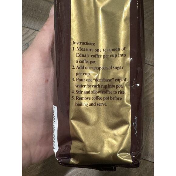 Edna's Regular Turkish Armenian Mediterranean Style Coffee - 1 LB 16oz - 6 Bags - Picture 5 of 6